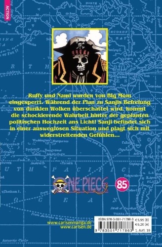 Buchcover und Innenansicht für das Buch: One Piece