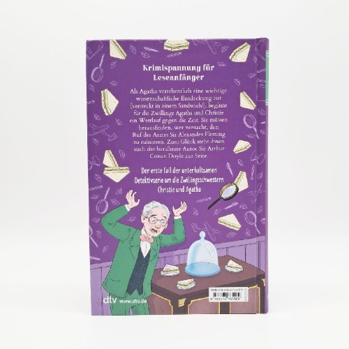 Buchcover und Innenansicht für das Buch: Christie and Agatha's Detective Agency - A Discovery Disappears