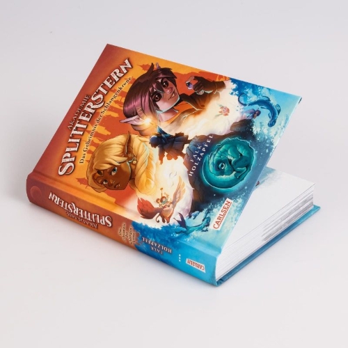 Buchcover und Innenansicht für das Buch: Akademie Splitterstern 2: Das Geheimnis der Schlangenkrone