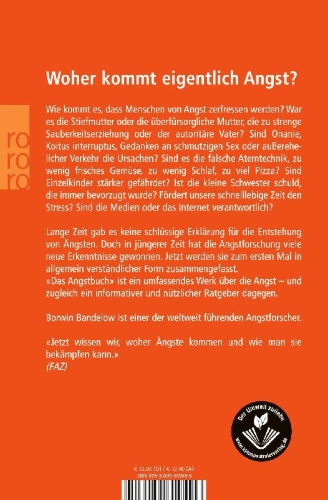Buchcover und Innenansicht für das Buch: Das Angstbuch