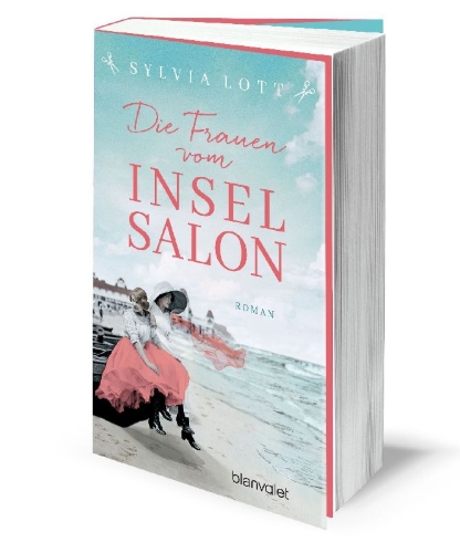 Buchcover und Innenansicht für das Buch: Die Frauen vom Inselsalon