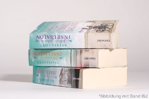 Buchcover und Innenansicht für das Buch: Die Frauen vom Inselsalon
