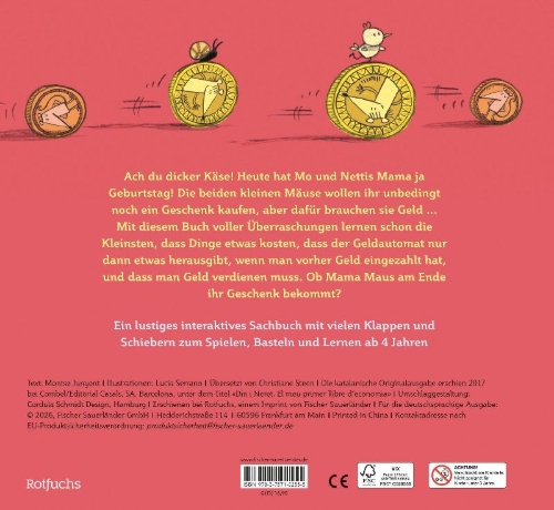 Buchcover und Innenansicht für das Buch: Din i Neret. El meu primer llibre d'economia