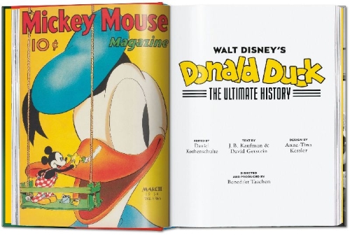 Buchcover und Innenansicht für das Buch: Walt Disney's Donald Duck