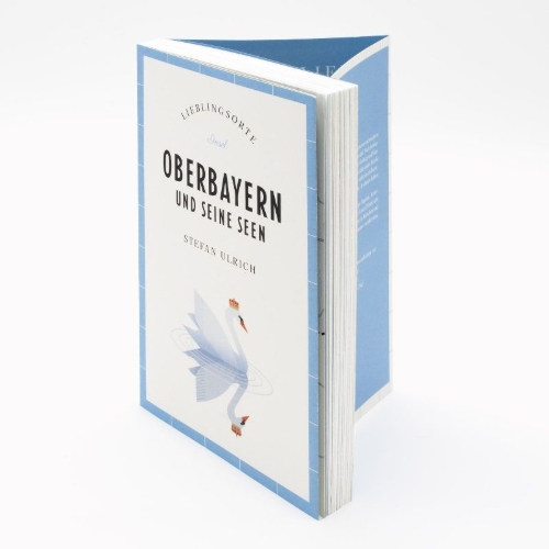 Buchcover und Innenansicht für das Buch: Oberbayern und seine Seen Reiseführer LIEBLINGSORTE