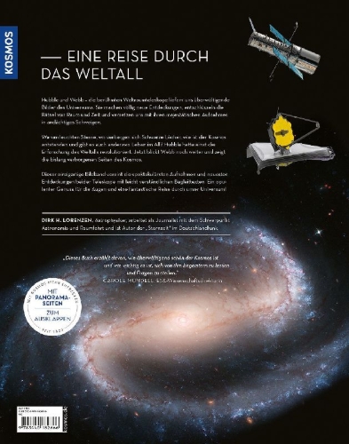 Buchcover und Innenansicht für das Buch: Hubble & Webb