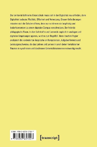 Buchcover und Innenansicht für das Buch: Der hybride pädagogische Raum