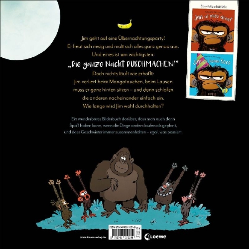 Buchcover und Innenansicht für das Buch: Grumpy Monkey Up All Night