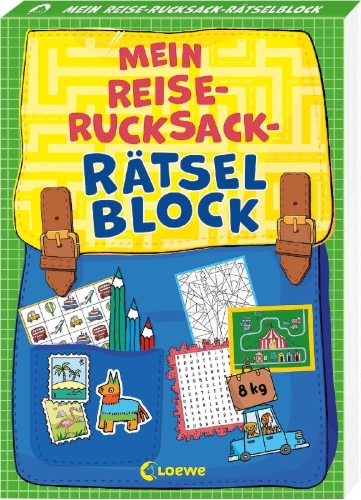 Buchcover und Innenansicht für das Buch: The Backpack Activity Book