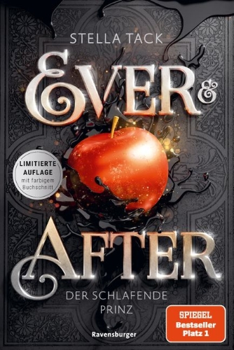 Buchcover und Innenansicht für das Buch: Ever & After, Band 1 - Der schlafende Prinz