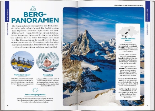 Buchcover und Innenansicht für das Buch: LONELY PLANET Reiseführer Schweiz