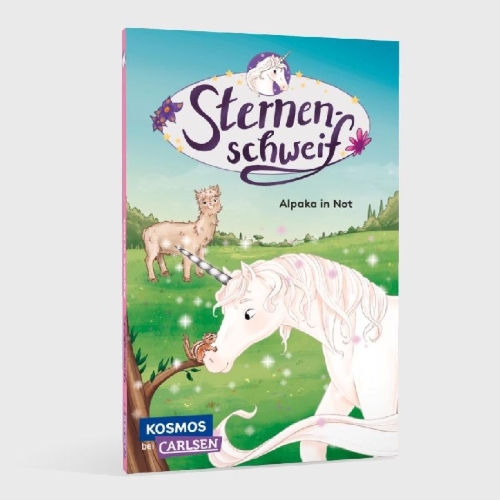 Buchcover und Innenansicht für das Buch: Sternenschweif 68: Alpaka in Not
