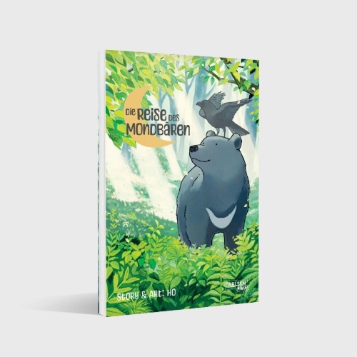 Buchcover und Innenansicht für das Buch: KUMA TO KARASU