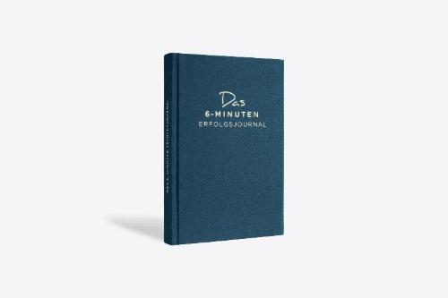 Buchcover und Innenansicht für das Buch: Das 6-Minuten-Erfolgsjournal (malachit)