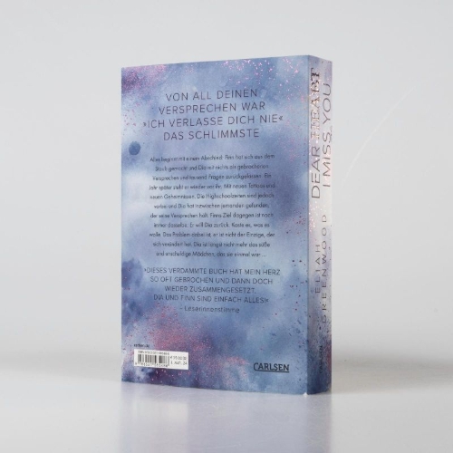 Buchcover und Innenansicht für das Buch: Dear Heart I Miss You
