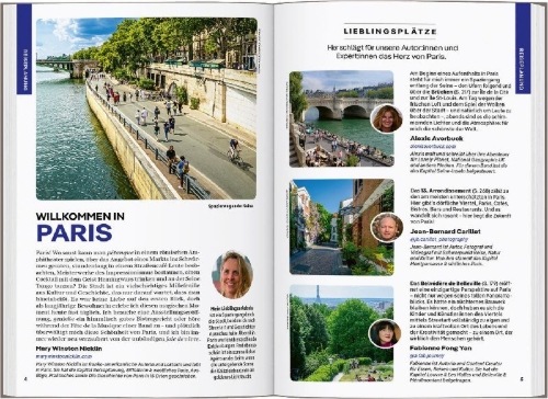 Buchcover und Innenansicht für das Buch: LONELY PLANET Reiseführer Paris