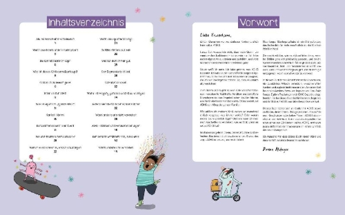 Buchcover und Innenansicht für das Buch: Konfetti im Kopf