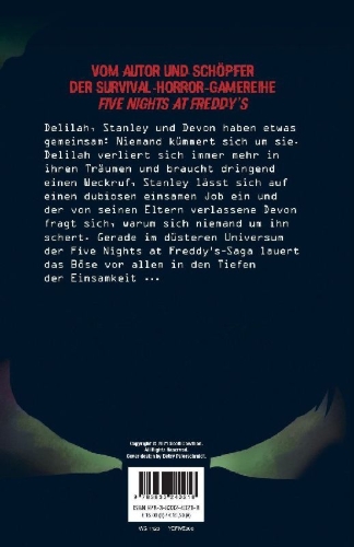 Buchcover und Innenansicht für das Buch: Five Nights at Freddy's: Fazbear Frights #3!- 1:35 AM