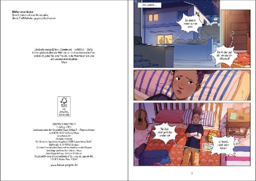 Buchcover und Innenansicht für das Buch: Coeur Collège - Chagrins d'amour (OT)