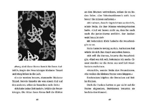 Buchcover und Innenansicht für das Buch: Dragon Girls - Stella, der Sternendrache