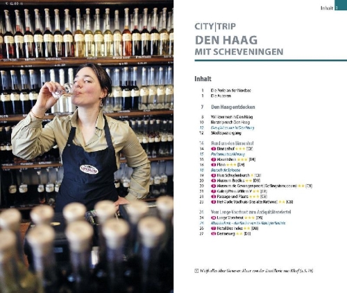 Buchcover und Innenansicht für das Buch: Reise Know-How CityTrip Den Haag mit Scheveningen