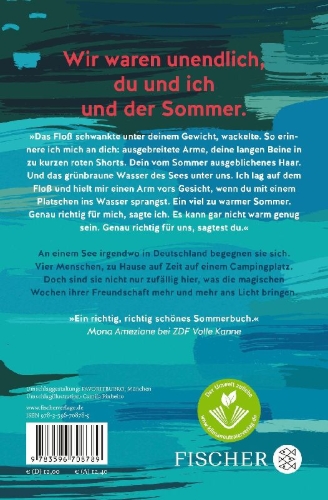 Buchcover und Innenansicht für das Buch: Ein unendlich kurzer Sommer