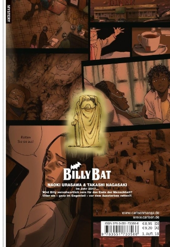 Buchcover und Innenansicht für das Buch: Billy Bat