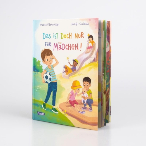 Buchcover und Innenansicht für das Buch: Das ist doch nur für Mädchen!