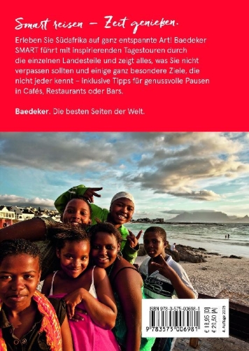 Buchcover und Innenansicht für das Buch: Baedeker SMART Reiseführer Südafrika
