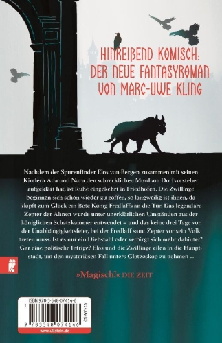 Buchcover und Innenansicht für das Buch: Die Spurenfinder und das Drachenzepter