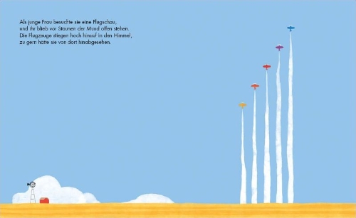 Buchcover und Innenansicht für das Buch: Pequeña y grande: Amelie Earhart