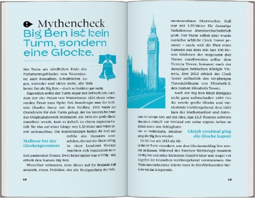 Buchcover und Innenansicht für das Buch: DUMONTs Unnützes Reisewissen England