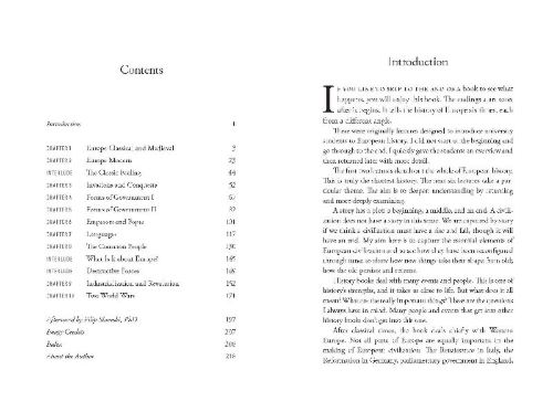 Buchcover und Innenansicht für das Buch: The Shortest History of Europe