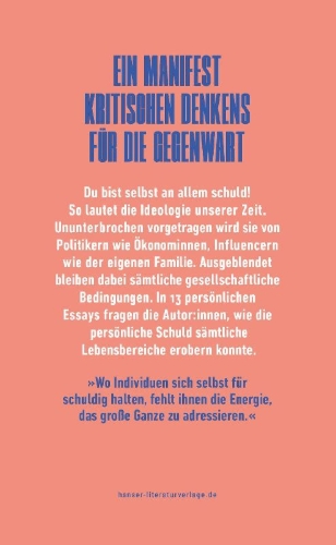Buchcover und Innenansicht für das Buch: Selbst schuld!