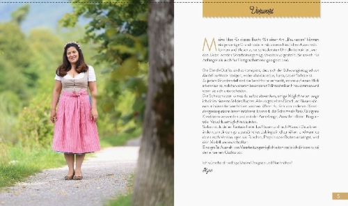 Buchcover und Innenansicht für das Buch: Nähe Dein perfektes Dirndl