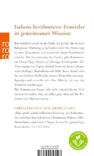 Buchcover und Innenansicht für das Buch: Acqua in Bocca