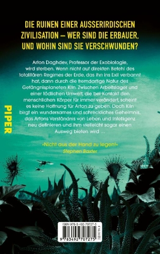 Buchcover und Innenansicht für das Buch: Alien Clay
