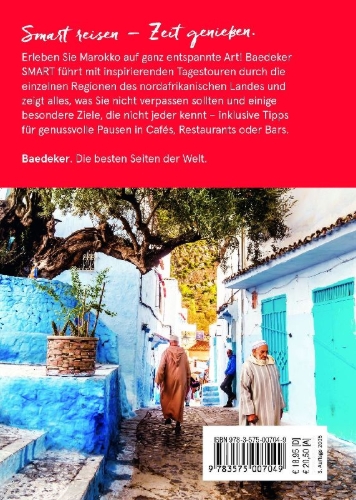 Buchcover und Innenansicht für das Buch: Baedeker SMART Reiseführer Marokko