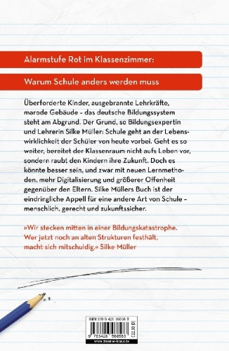 Buchcover und Innenansicht für das Buch: Schule gegen Kinder