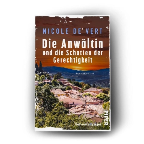 Buchcover und Innenansicht für das Buch: Die Anwältin und die Schatten der Gerechtigkeit