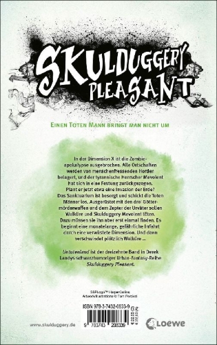 Buchcover und Innenansicht für das Buch: Skulduggery Pleasant: Seasons Of War H/B