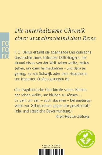 Buchcover und Innenansicht für das Buch: Der Spaziergang von Rostock nach Syrakus