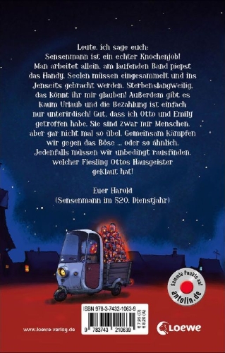 Buchcover und Innenansicht für das Buch: Scary Harry (Band 1) - Von allen guten Geistern verlassen
