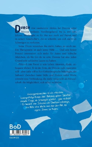 Buchcover und Innenansicht für das Buch: Hintergrundrauschen