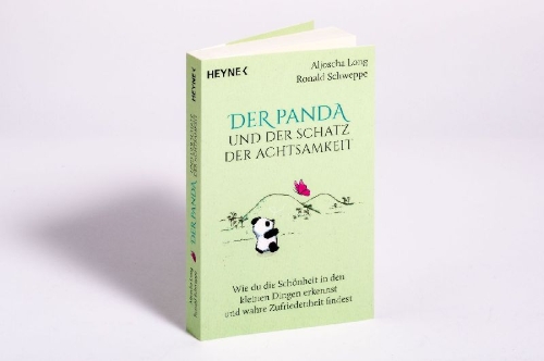 Buchcover und Innenansicht für das Buch: Der Panda und der Schatz der Achtsamkeit