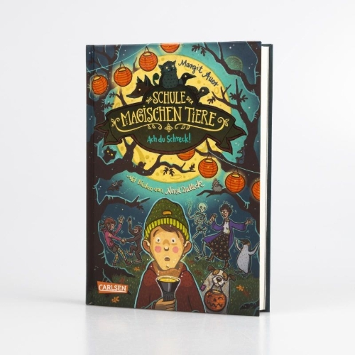 Buchcover und Innenansicht für das Buch: Die Schule der magischen Tiere 14: Ach du Schreck!