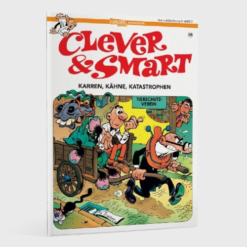 Buchcover und Innenansicht für das Buch: Mortadelo y Filemon: Los cacharros majaretas