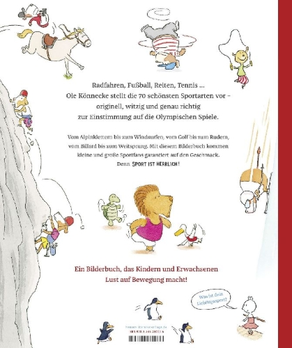 Buchcover und Innenansicht für das Buch: Sport ist herrlich