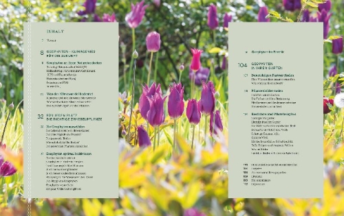 Buchcover und Innenansicht für das Buch: Robuste Traumbeete gestalten