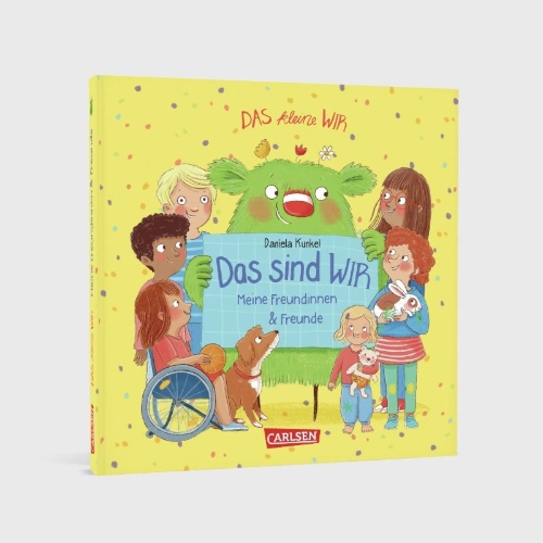 Buchcover und Innenansicht für das Buch: Das sind WIR (Freundschaftsbuch WIR 2026)